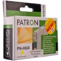 Картридж Epson t08144 (pn-0824) (№3) Yellow Patron CI-EPS-T08144-Y3-PN