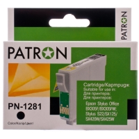 Картридж Epson t1281 (pn-1281) Black Patron CI-EPS-T1281-B-PN