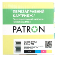 Картридж перезаправляемый Epson stylus office t30 (комплект 5 шт + чернила) (pn-073-n030) Patron CIR-PN-ET073-030