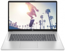Ноутбук HP 17-cn4040ua 17.3" FHD IPS AG, Intel 7-150U, 16GB, F1TB, UMA, DOS, сріблястий CS8B8EA
