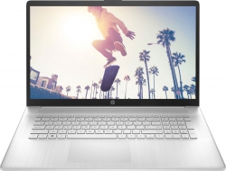 Ноутбук HP 17-cp2030ua 17.3" FHD IPS AG, AMD R3-7320U, 8GB, F512GB, UMA, DOS, сріблястий CS8C4EA