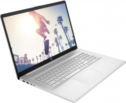 Ноутбук HP 17-cp2030ua 17.3" FHD IPS AG, AMD R3-7320U, 8GB, F512GB, UMA, DOS, сріблястий CS8C4EA