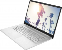 Ноутбук HP 17-cp2041ua 17.3" FHD IPS AG, AMD R5-7520U, 16GB, F512GB, UMA, DOS, сріблястий CS8E5EA