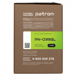 Картридж сумісний Canon 039 green label Patron (pn-039gl) CT-CAN-039-PN-GL