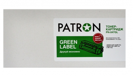 Тонер-картридж совместимый Canon 047 green label Patron (pn-047gl) CT-CAN-047-PN-GL