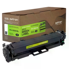 Картридж сумісний Canon 055 чорний Green Label Patron (PN-055KGL) CT-CAN-055-B-PN-GL