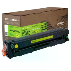 Картридж сумісний Canon 067 жовтий Green Label Patron (PN-067YGL) CT-CAN-067-Y-PN-GL