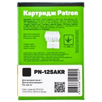 Картридж HP clj cb540a (pn-125akr) Black Patron extra CT-HP-CB540A-B-PN-R