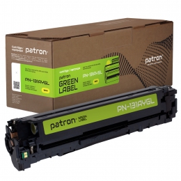 Картридж совместимый HP 131a (cf212a) green label, желтый Patron (pn-131aygl) CT-HP-CF212A-Y-PN-GL