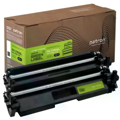 Тонер-картридж сумісний HP 17A (CF217A) подвійна упаковка Green Label Patron (PN-17ADGL) CT-HP-CF217AD-PN-GL