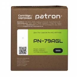 Картридж сумісний HP 79a (cf279a) green label Patron (pn-79agl) CT-HP-CF279A-PN-GL