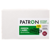 Картридж HP lj cf280a (pn-80adgl) dual pack Patron green label CT-HP-CF280AD-PN-GL