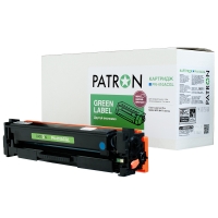 Картридж HP clj cf411a (pn-410acgl) Cyan Patron green label CT-HP-CF411A-C-PN-GL