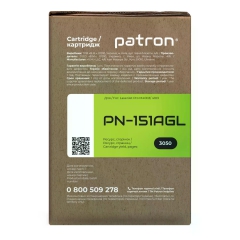 Картридж сумісний HP 151A (W1510A) Green Label Patron (PN-151AGL) CT-HP-W1510A-PN-GL