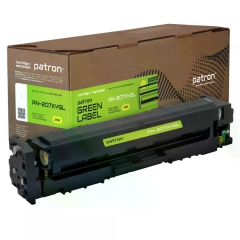 Картридж сумісний HP 207X (W2212X) Green Label, жовтий Patron (PN-207XYGL) CT-HP-W2213X-M-PN-GL