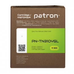 Тонер-картридж сумісний Konica Minolta tn310y жовтий green label Patron (pn-tn310ygl) CT-MIN-TN310Y-PN-GL