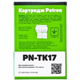 Тонер-картридж Kyocera mita tk-17 (pn-tk17) Patron CT-MITA-TK-17-PN