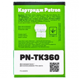 Тонер-картридж сумісний Kyocera mita tk-360 Patron (pn-tk360) CT-MITA-TK-360-PN