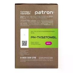 Тонер-картридж сумісний Kyocera Mita TK-5270M пурпуровий Green Label Patron (PN-TK5270MGL) CT-MITA-TK-5270MPNGL