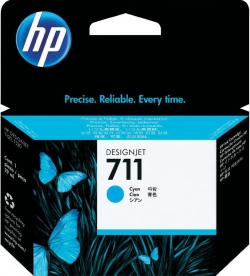 Картридж HP No.711 DesignJet 120/520 Cyan 3-Pack CZ134A