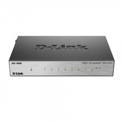 Коммутатор D-Link DES-1008D 8xFE, Неуправляемый