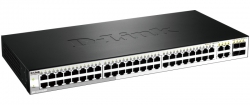 Коммутатор D-Link DES-1210-52/ME 48xFE, 4xGE/SFP