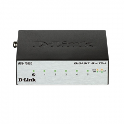 Коммутатор D-Link DGS-1005D 5xGE, Неуправляемый