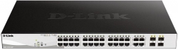 Коммутатор D-Link DGS-1210-24P PoE, Websmart