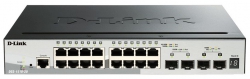 Коммутатор D-Link DGS-1510-20/E 16xGE, 2xSFP, 2xSFP+, SmartPro