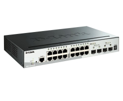 Коммутатор D-Link DGS-1510-20/E 16xGE, 2xSFP, 2xSFP+, SmartPro