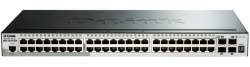 Комутатор D-Link DGS-1510-52X 48xGE, 4xSFP+, SmartPro