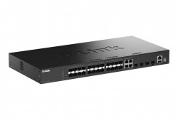 Комутатор D-Link DGS-1530-28S 24xSFP, 4xSFP+, Керований, L2+