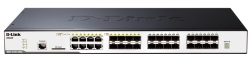 Коммутатор D-Link DGS-3120-24SC 16xSFP, 8xGE/SFP, 2xCX4, L2+