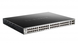 Коммутатор D-Link DGS-3130-54S 48xGE, 2x10GE, 4xSFP+, L3 DGS-3130-54PS