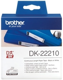 Картридж Brother для спеціалізованого принтера QL-1060N/QL-570 (29 мільйонами доларів x 30.48 M) DK22210