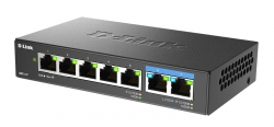 Коммутатор D-Link DMS-107/E 2x2.5GE, 5xGE, Неуправлямый