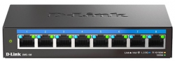 Комутатор D-Link DMS-108/E 8x2.5GE, Некерований