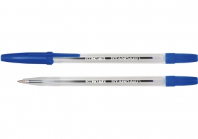 Ручка шариковая ECONOMIX STANDARD 0,5 мм. Корпус прозрачный, пишет синим E10117-02