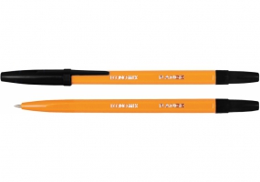 Ручка кулькова ECONOMIX RANGE 0,5 мм. Корпус помаранчевий, пише чорним E10138-01