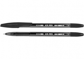 Ручка шариковая ECONOMIX ICE PEN 0,5 мм. Корпус полупрозрачный, пишет черным E10186-01