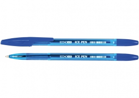 Ручка шариковая ECONOMIX ICE PEN 0,5 мм. Корпус полупрозрачный, пишет синим E10186-02