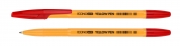 Ручка кулькова ECONOMIX YELLOW PEN 0,5 мм. Корпус жовтий, пише червоним E10187-03