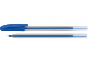 Ручка масляна ECONOMIX LINE 0,7 мм, пише синім E10196-02