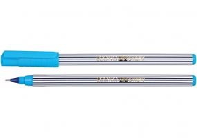 Ручка масляна ECONOMIX STRIPY 0,7 мм, пише синім E10198