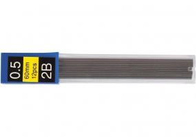 Стержни к механическому карандашу ECONOMIX 2B 0,5 мм (12 шт. в тубусе) E10802