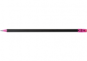 Карандаш чернографитный ECONOMIX RAINBOW пластиковый HB корпус ассорти, заостренный с резинкой E11327