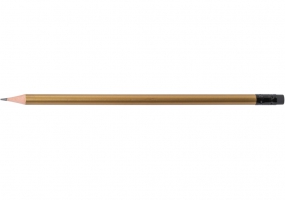 Олівець чорнографітний ECONOMIX METALLIC HB корпус асорті, загострений з гумкою E11328
