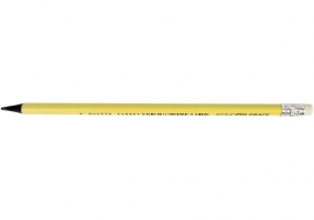 Карандаш чернографитный пластиковый GRACE HB ассорти корпус, заостренный с резинкой ECONOMIX E11335