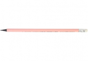 Карандаш чернографитный пластиковый GRACE HB ассорти корпус, заостренный с резинкой ECONOMIX E11335