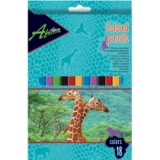 Олівці кольорові пластикові "Africa", 18 кольорів ECONOMIX E11531